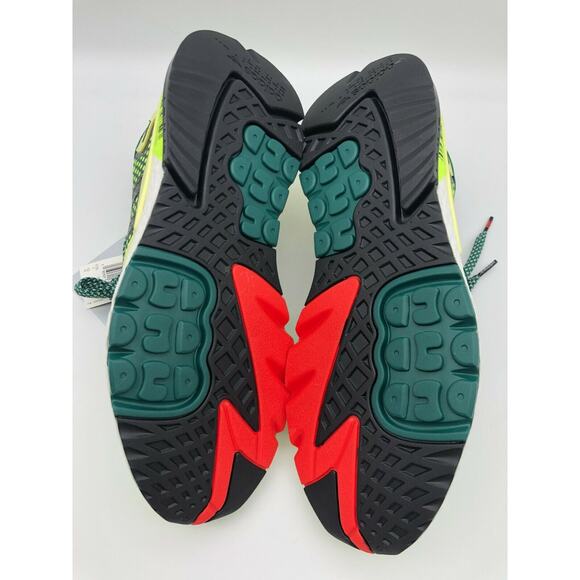 Adidas Nite Jogger Sneakers Green/White 3M Reflective EF5406 Men’s Size 12 NWT - Picture 15 of 16